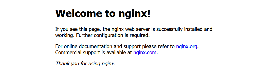 nginx默认页