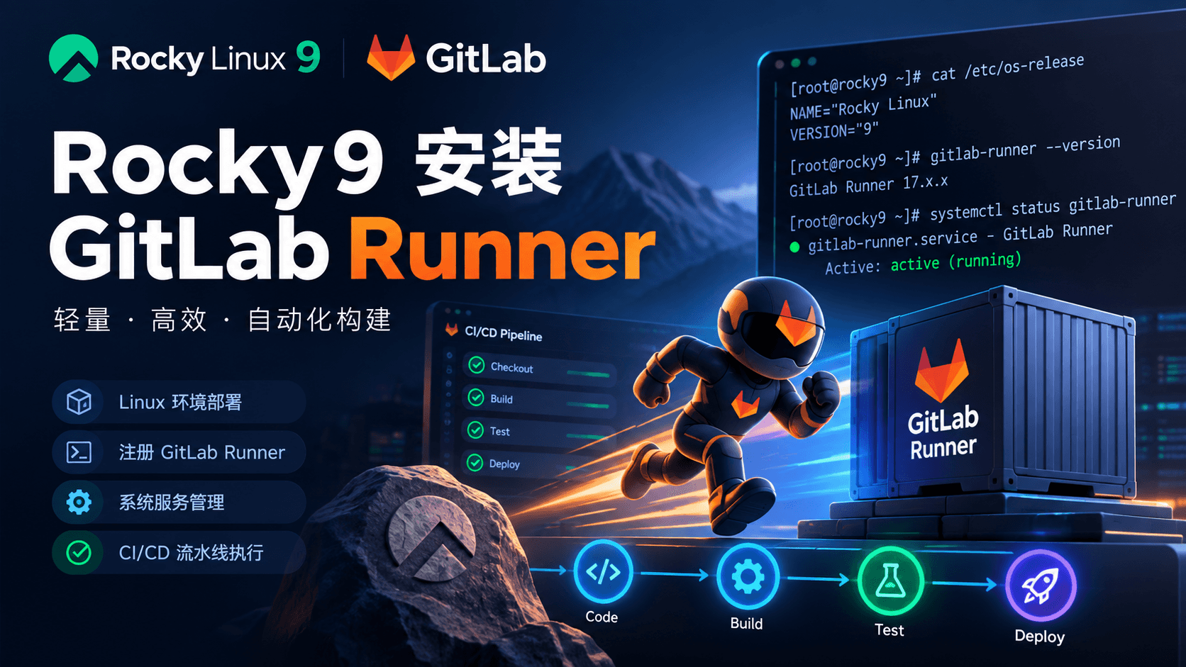 Rocky9 安装Gitlab Runner