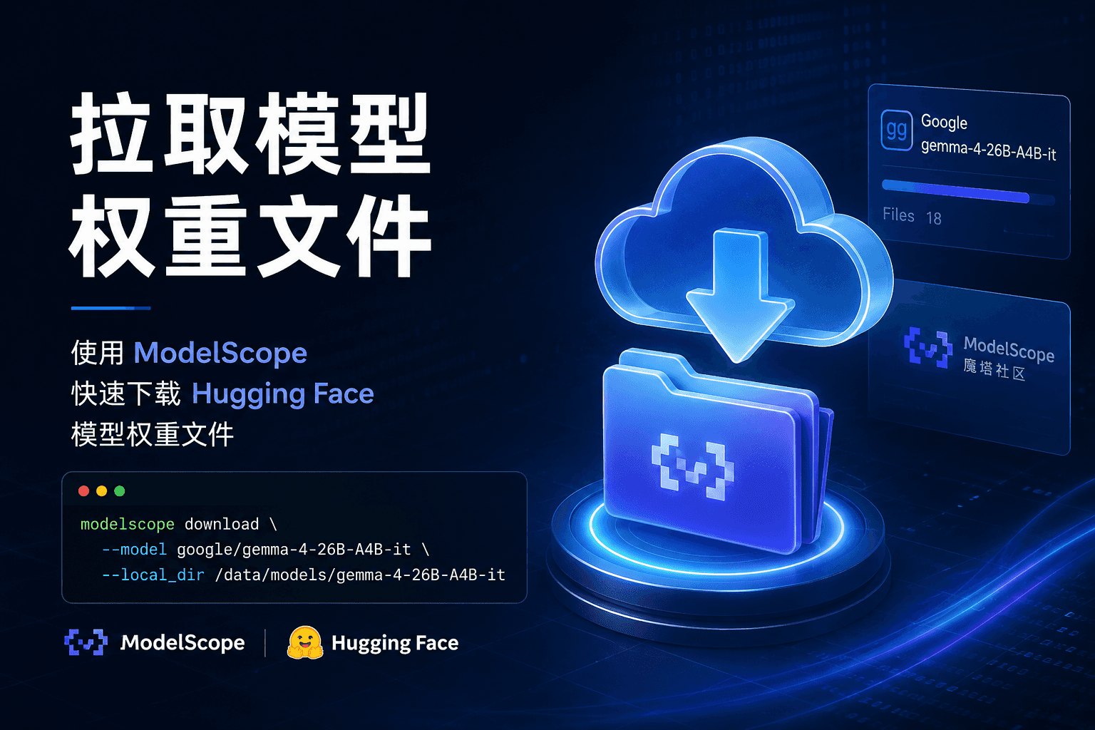 拉取模型权重文件